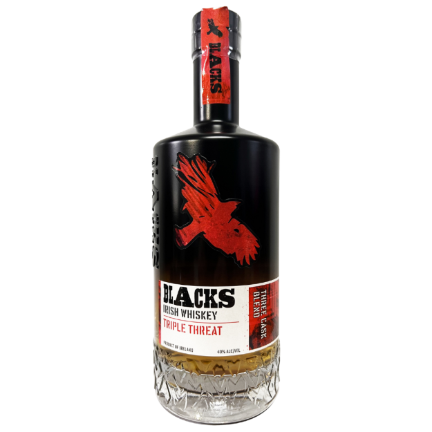 Blacks Triple Threat – Irish Whiskey- Three Cask Blend 40%